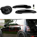 Set of 2 Rear Door Handle Covers & Gas Tank Cap for MINI Cooper S (2007–2014)