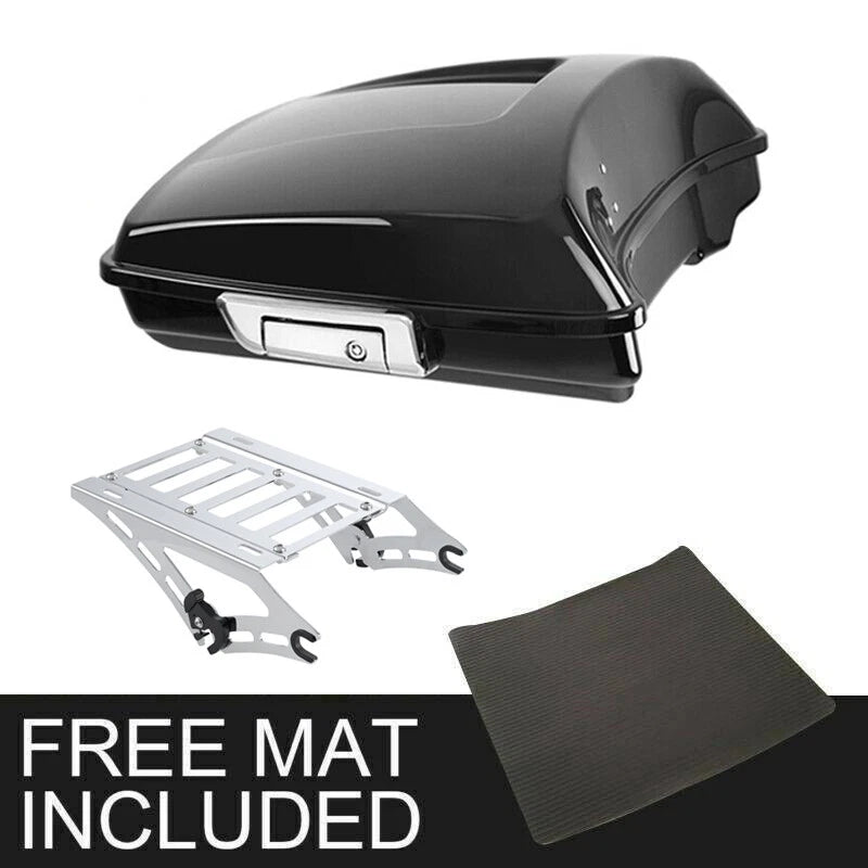 Razor Trunk Chrome Mount Rack for Harley Touring CVO Street Glide (2014–2026)