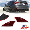 Rear Bumper Reflector Lens for Lexus IS IS250 IS300 IS350 IS-F (2006–2013)