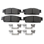 Set of 4 Akebono ProACT Rear Ceramic Brake Pads for Cadillac Chevrolet GMC