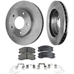 Front Brake Disc Rotors and Pads Kit for Mazda MX-6 (1996)