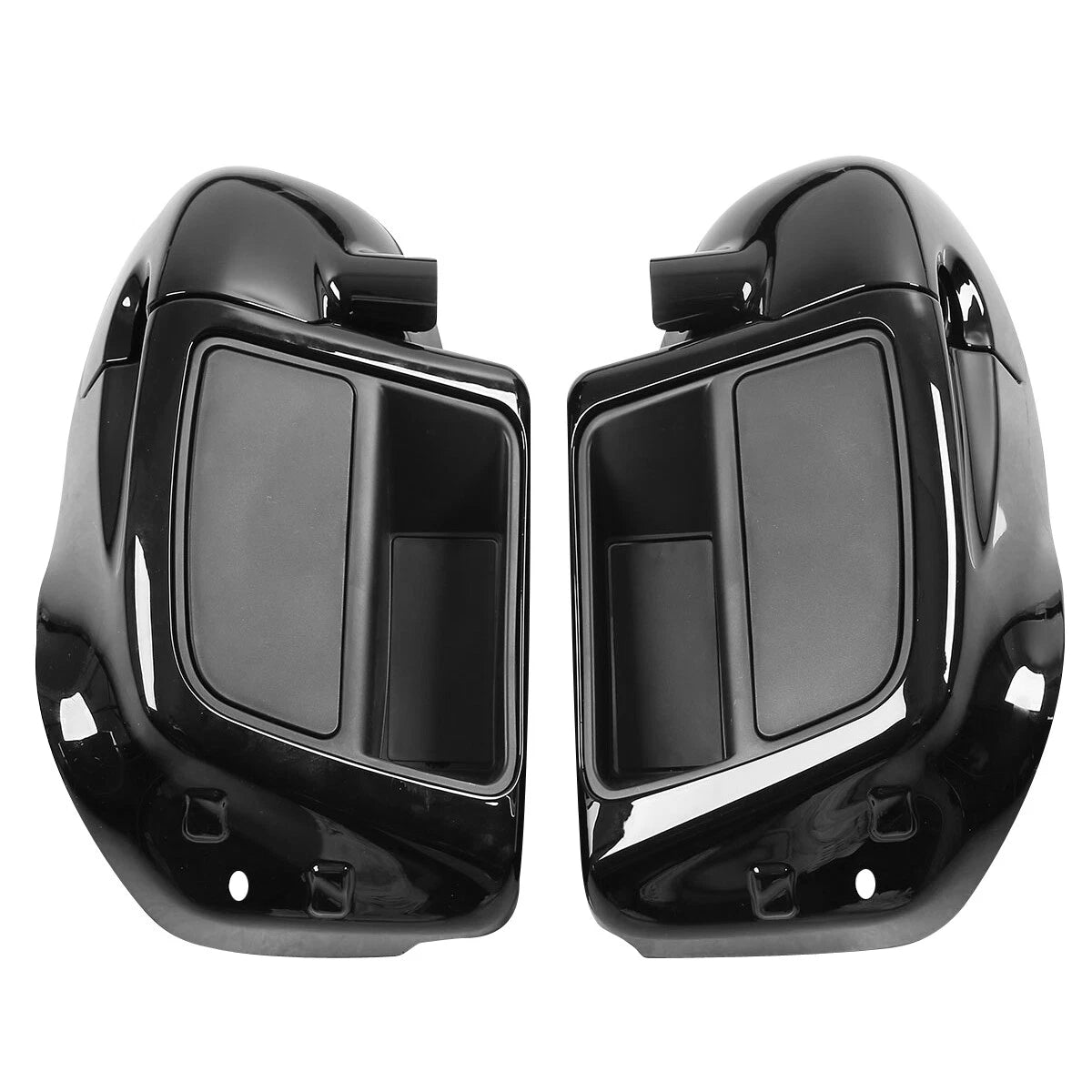 Lower Vented Leg Fairings for Harley Street Road Glide (2014–2025) Vivid Black