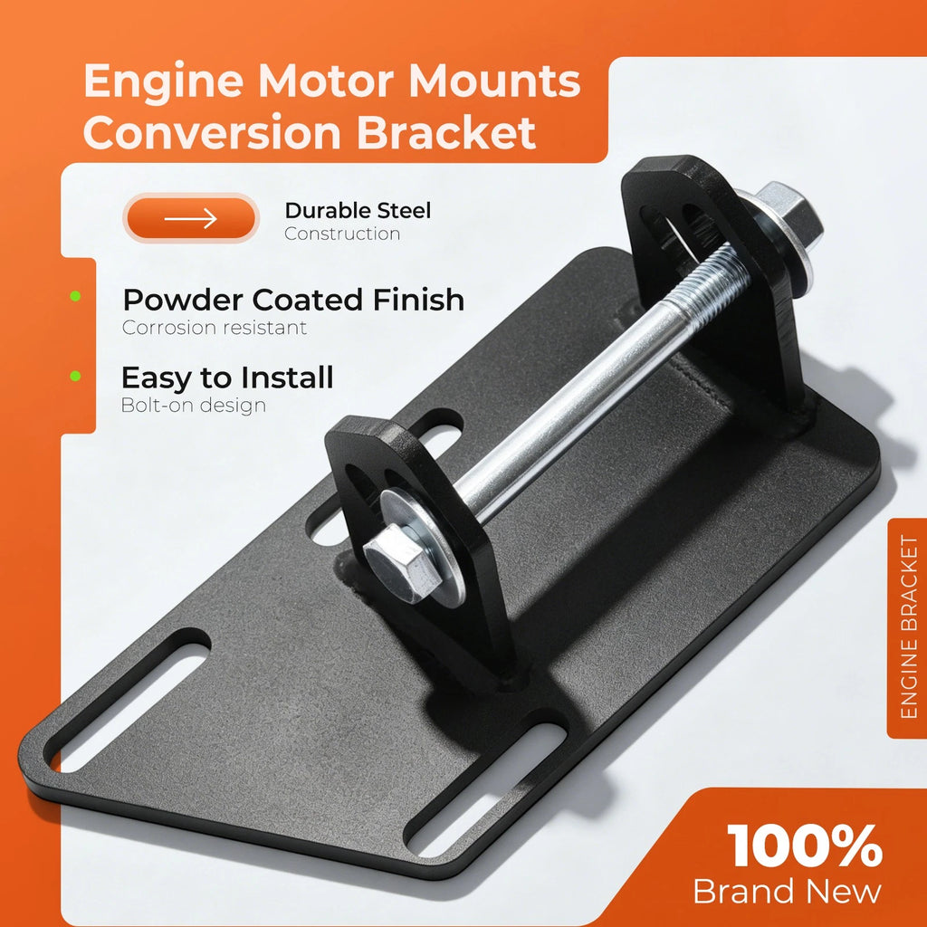SBC Swap Motor Engine Mounts Bracket Kits for Chevy GMC S10 S15 (1982–2004)