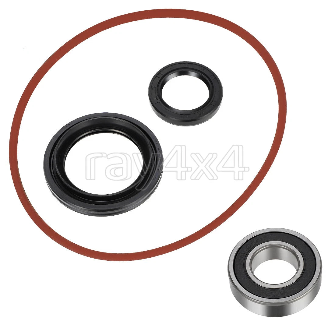 Rear Brake Drum Bearing Seal w/ O-Ring for Yamaha Big Bear 250 400 Bruin 250 350 (1990–2006)