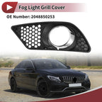 Front Left Fog Light Grill for Mercedes-Benz C300 (2008-2012)