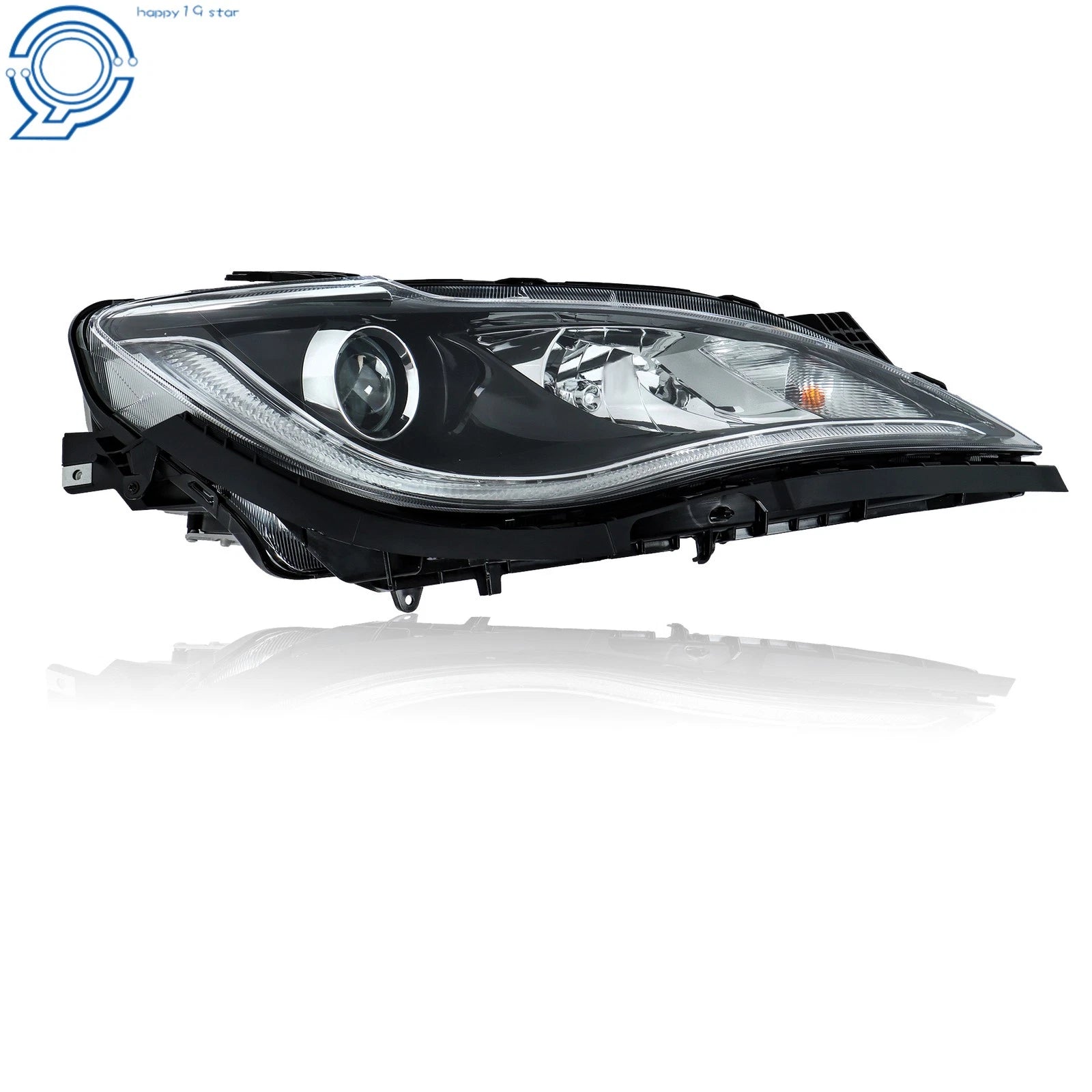 Right Headlight for Chrysler Pacifica (2017–2020) HID with LED DRL Chrome Trim