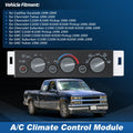 A/C Heater Climate Control Module 599-006 for Chevy GMC C/K 1500 2500 3500 (1995–2002)