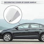 Front Left Door Handle Lock Cylinder Cover for Volkswagen Sagitta (White)