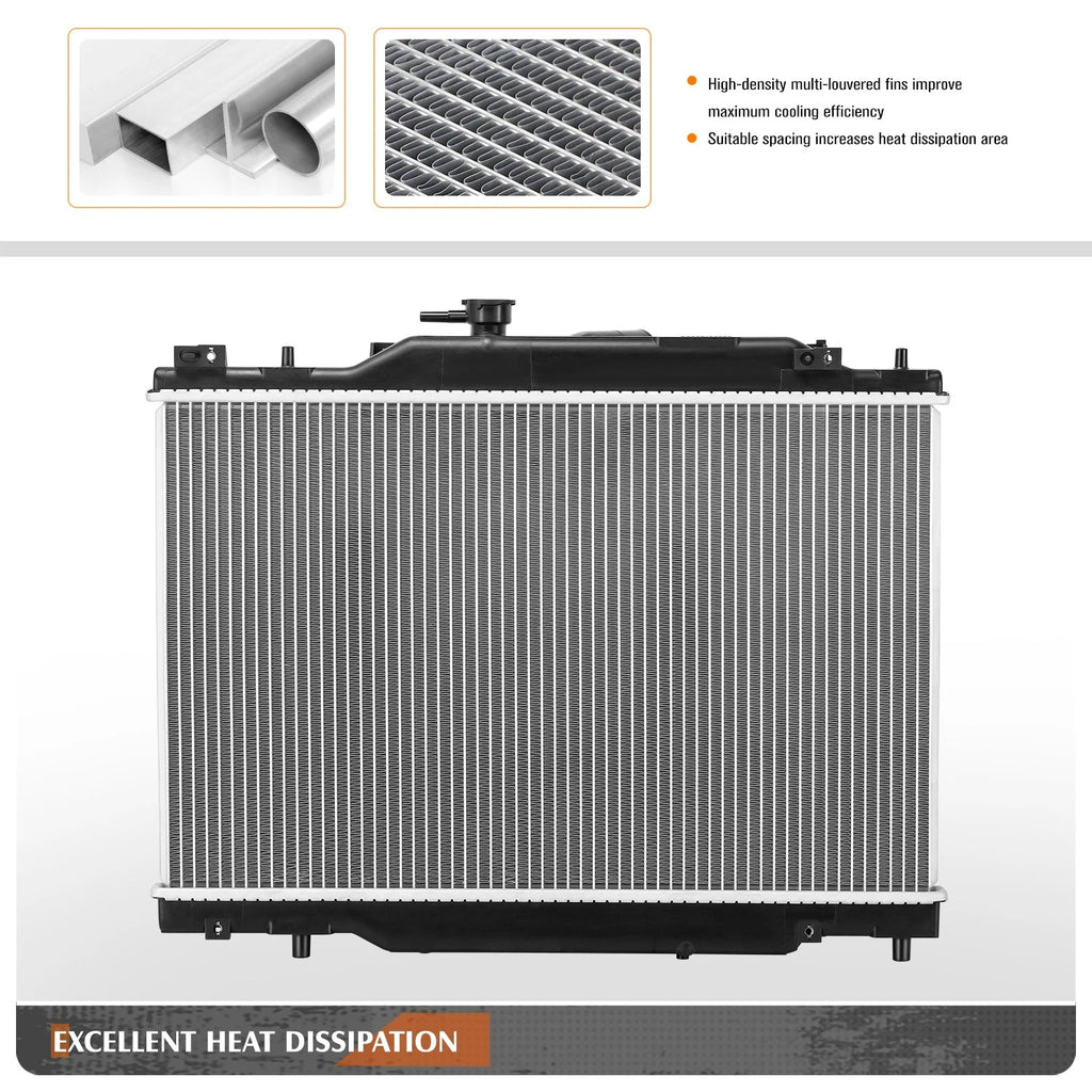 Aluminum Core Radiator DPI-13579 for Mazda CX-3, Toyota Yaris/Scion iA (2016–2021)