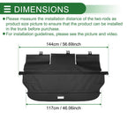 Retractable Cargo Cover for Toyota Verso (2009–2018) Gloss Black