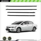 Window Scraper Seal Belt Weatherstrip for Honda Civic Sedan (2006–2011)
