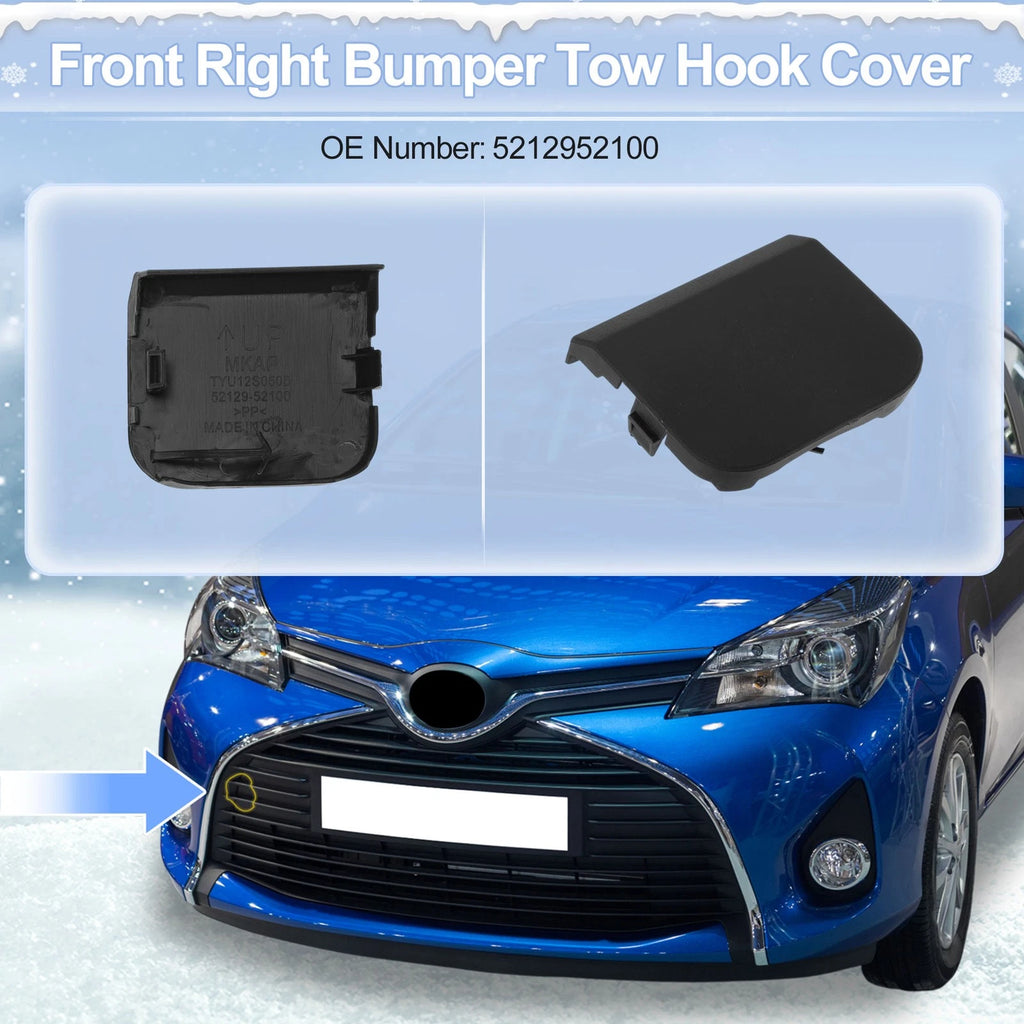 Tow Hook Cover Cap for Toyota Yaris (2014–2017) No. 521270D530