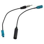 Set of 2 FM AM Radio Adapter Cable - Fakra Z to DIN for Car (15cm)