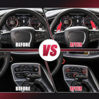 Steering Wheel Shift Paddle Extension Trim Set for Dodge Challenger (2015-2023)