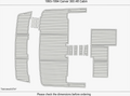 EVA Pads for Carver 300 Aft Cabin (1994) - Faux Flooring Mat