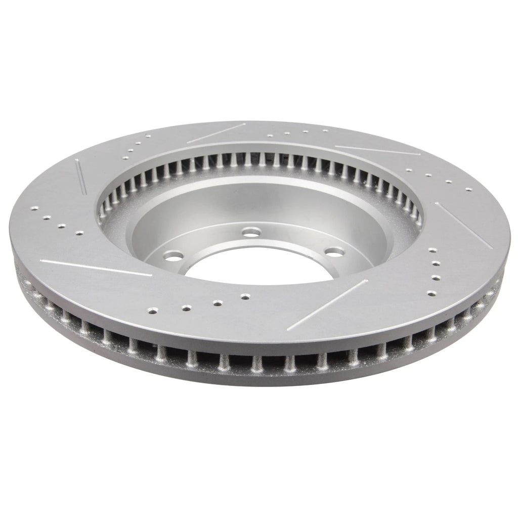 Set of 2 Drilled and Slotted Brake Disc Rotors for Toyota Tacoma 4Runner FJ