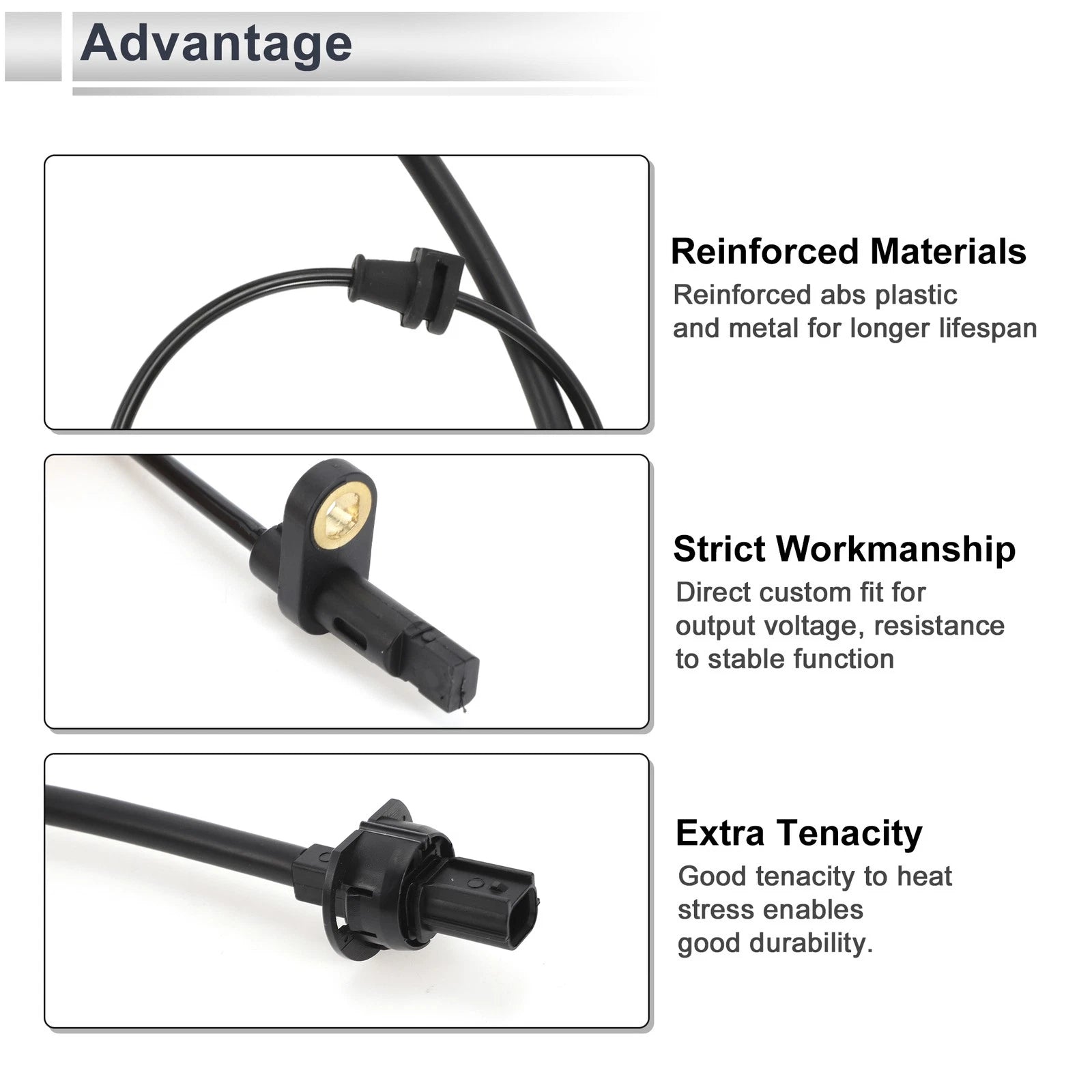 ABS Wheel Speed Sensor No. 57455T7WA01 for Honda HR-V (2016–2021)