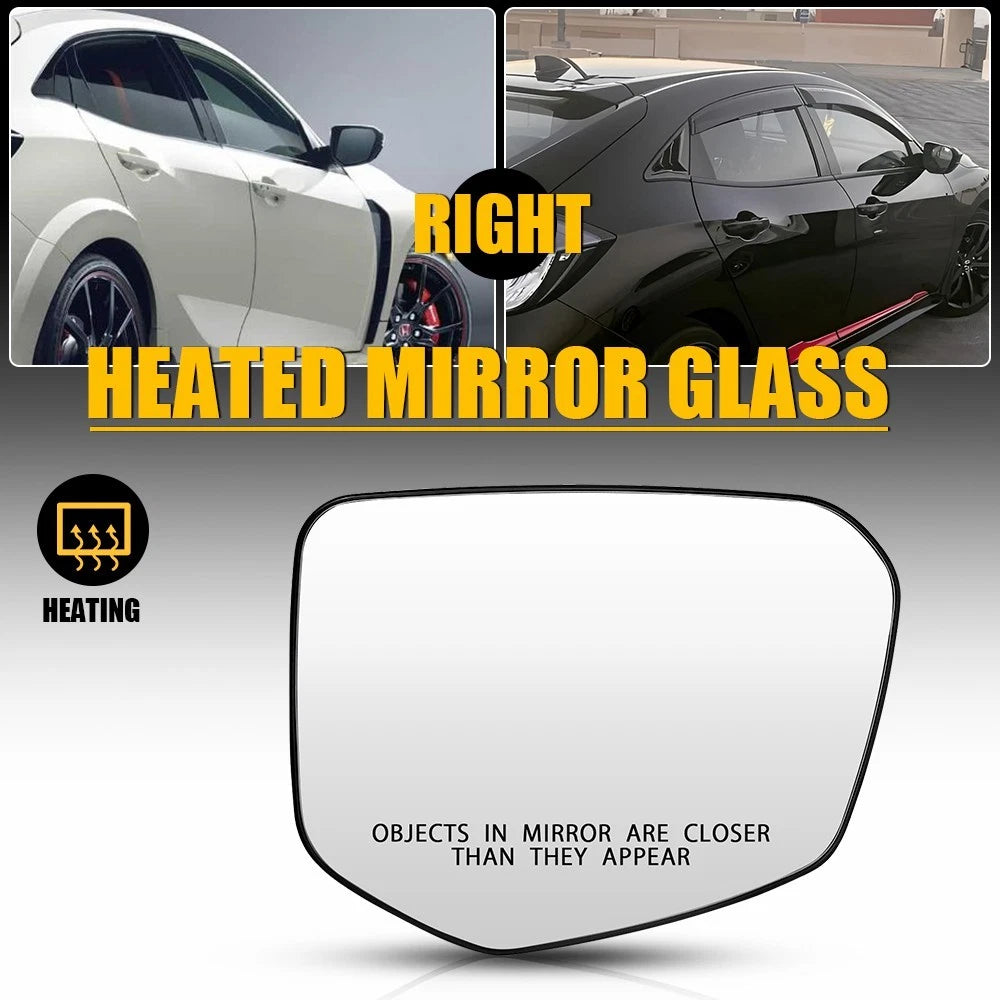 Heated Mirror Glass RH for Honda Civic (2016–2021)