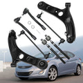 Front Lower Control Arms & Tie Rod Ends for K622232 K622646 ES801074 ES801075 EV800886