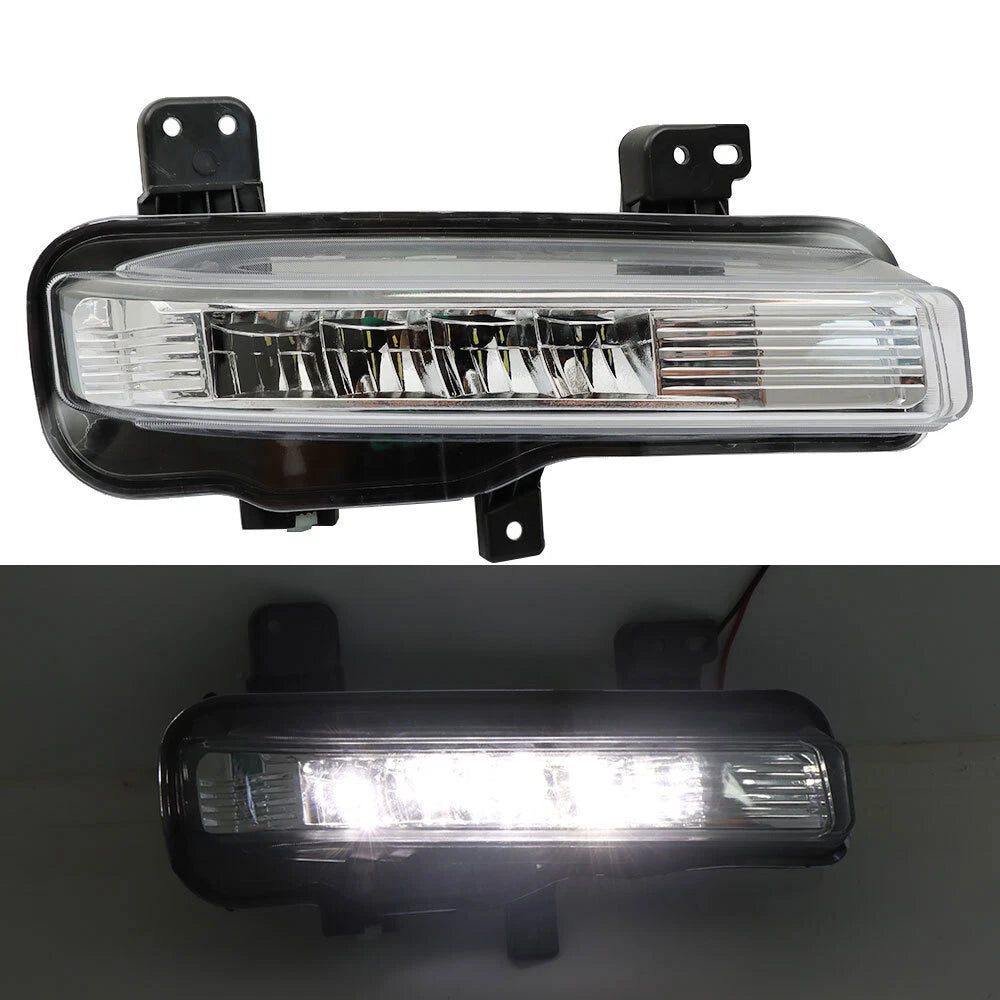 RH LED Fog Lights Lamp Trim Cover Kit for Ford Explorer (2020–2021)