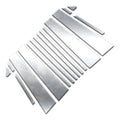 16pc. Luxury FX Polished Pillar Post Trim for 2020-2023 Cadillac XT6