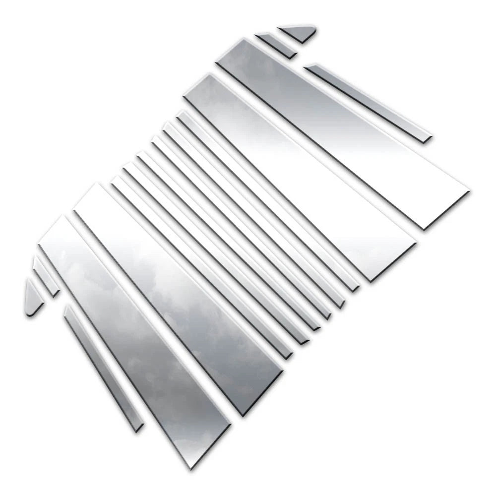 16pc. Luxury FX Polished Pillar Post Trim for 2020-2023 Cadillac XT6
