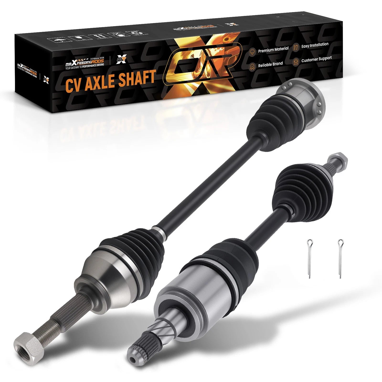 Set of 2 CV Axle Joint Assembly for Infiniti FX35 (2003–2008) AWD RWD