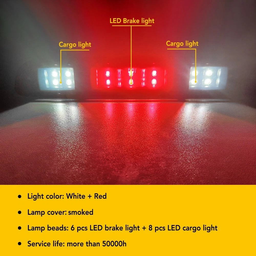 LED 3rd Tail Brake Light Stop Lamp for Ford F150/F250/F350/Bronco (1992–1996)