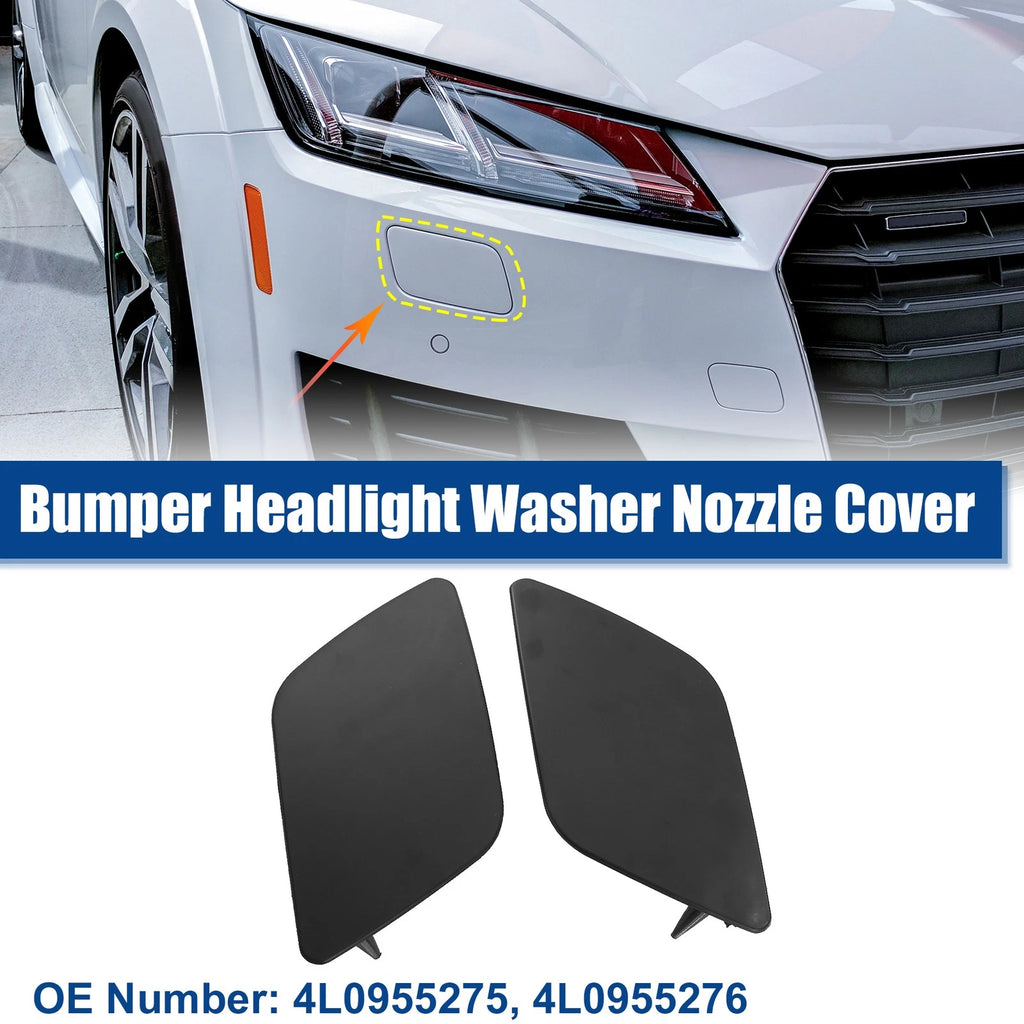 Set of 2 Headlight Nozzle Covers for Audi Q7 (2007–2015)