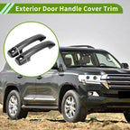 2X Exterior Door Handle Cover Trim for Toyota FJ Cruiser (2007–2014) Carbon Fiber Black