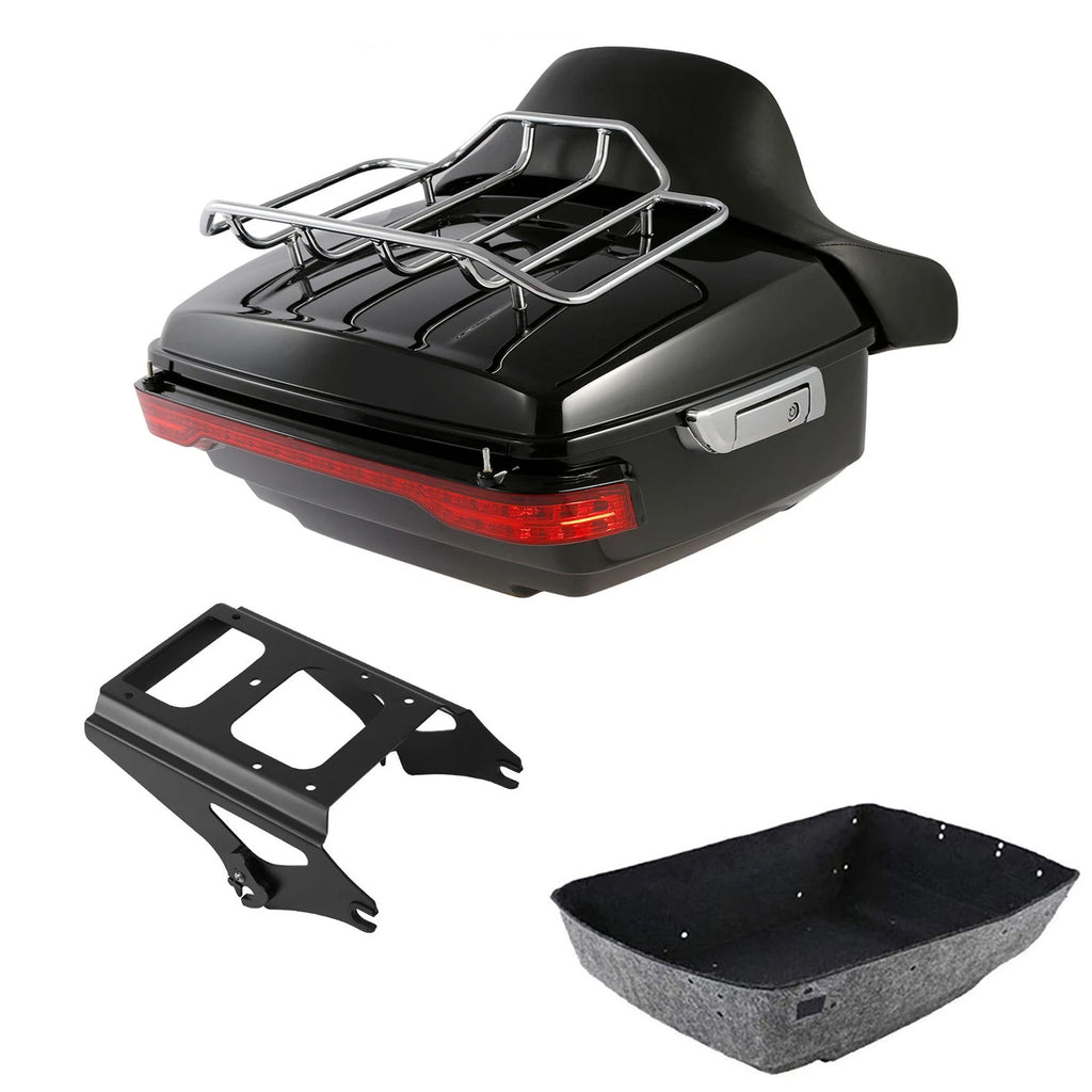 LED Light Rack Mount for Harley Road King (2009–2013)