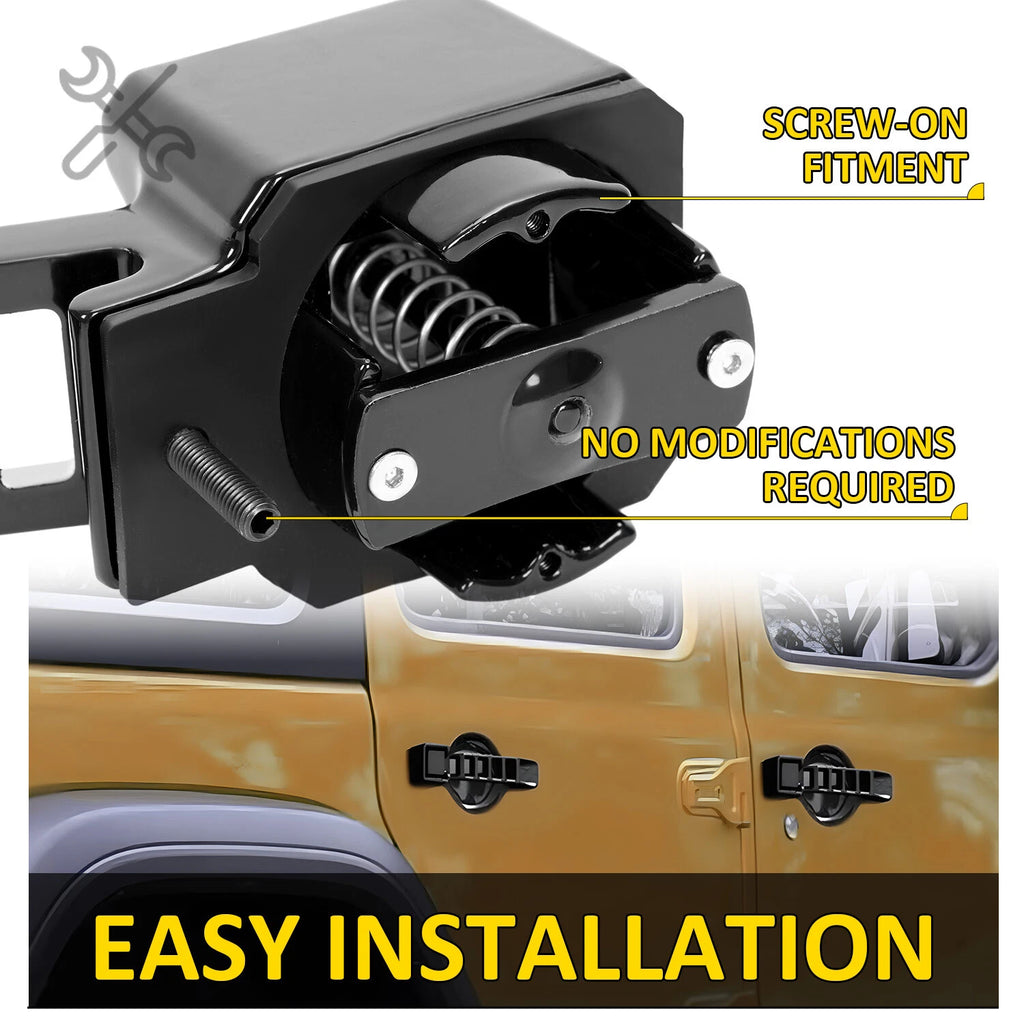 Set of 5 Exterior Door Handles for Jeep Wrangler JK/JKU (2007–2018)