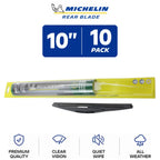 Set of 10 Michelin Rear Wiper Blades for Curved-Fit Vehicles