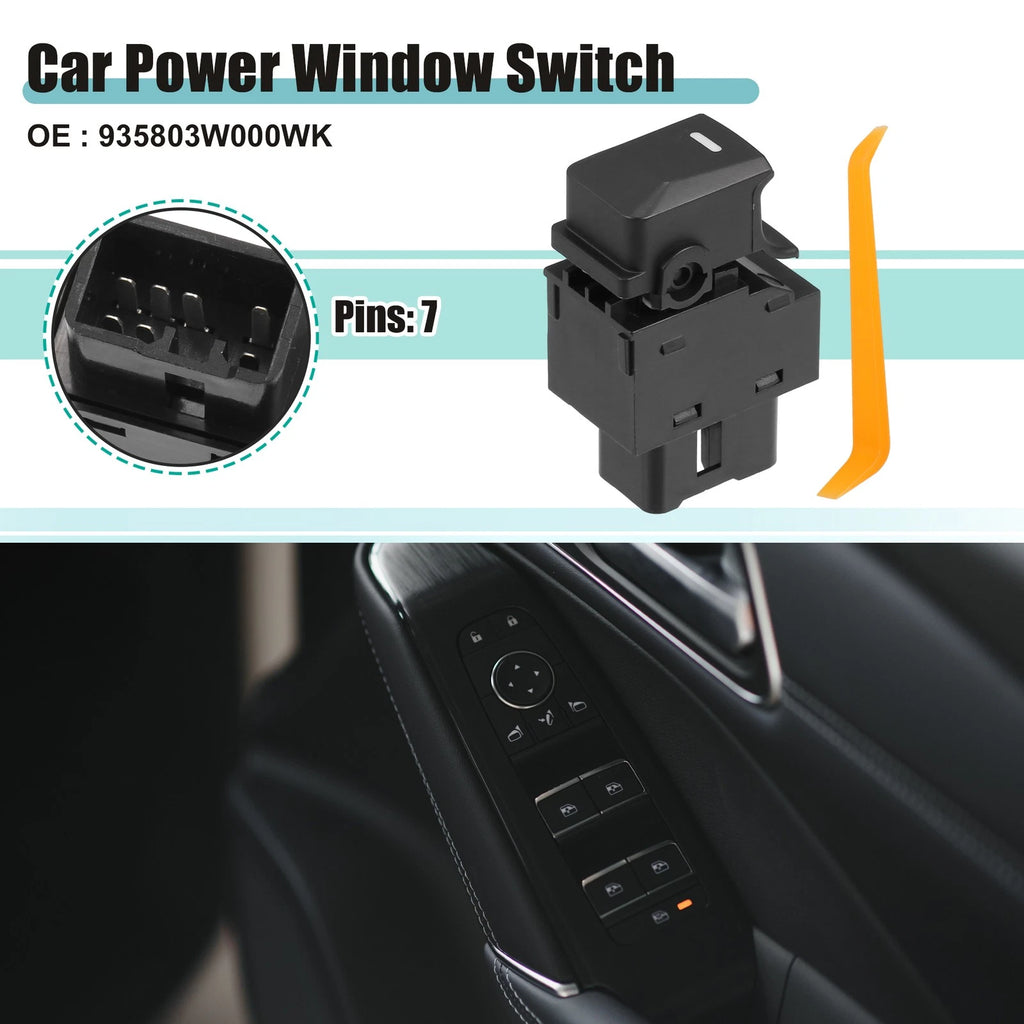 Set of 1 Power Window Switch for Kia (No. 935803W000WK)