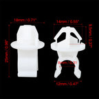 10pcs Hood Prop Rod Clip Retainer for Honda Accord CR-V Civic City 