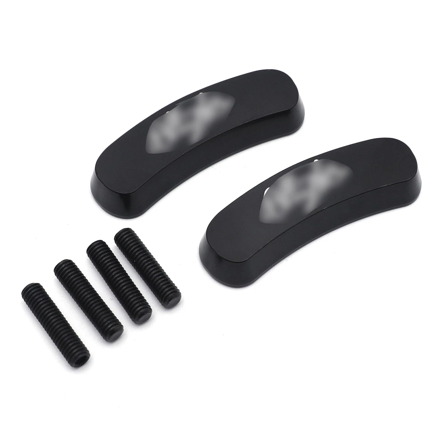Black Mirror Block Off Base Plates for Kawasaki Ninja ZX-10R (2011–2015)