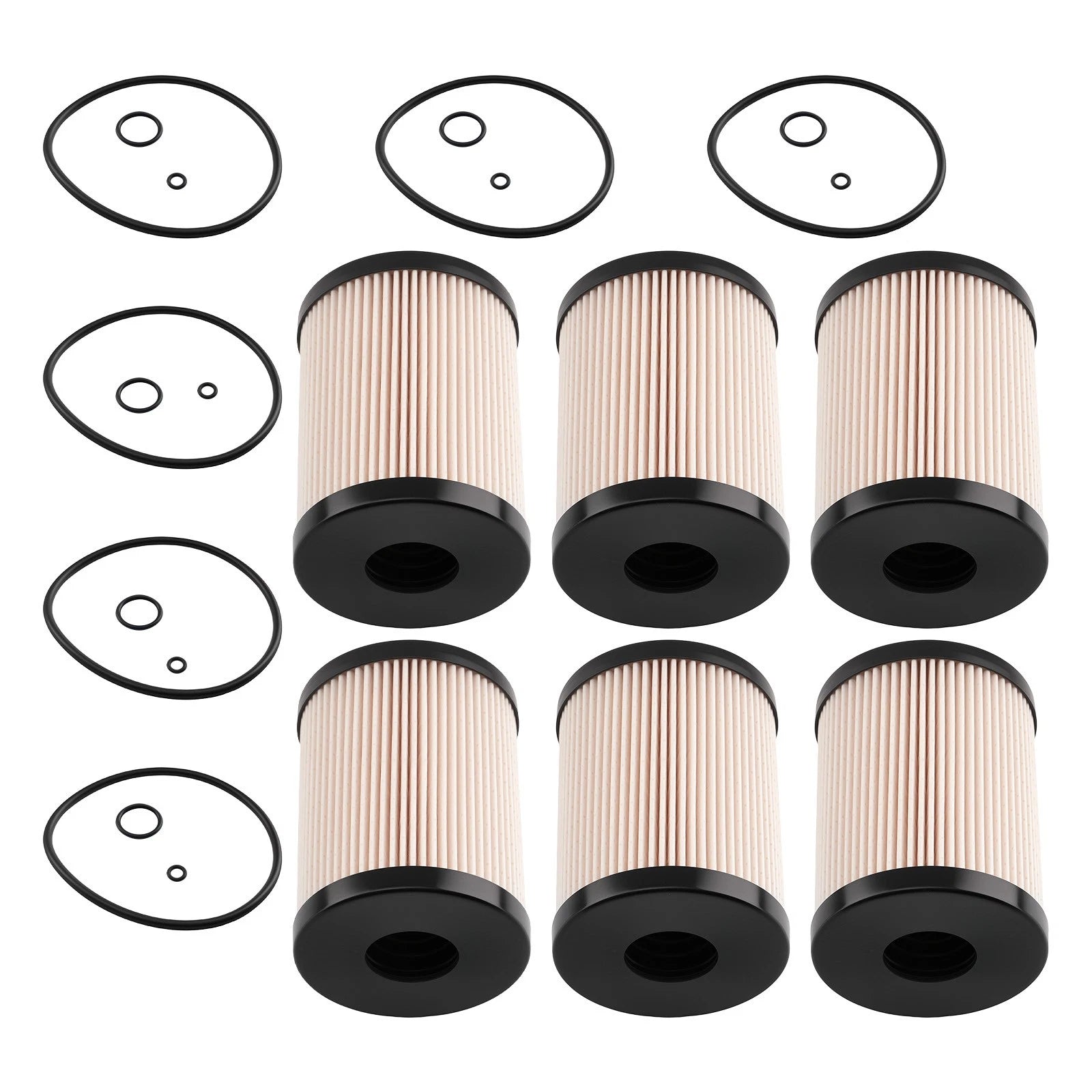 6X Fuel Filter for International Harvester DT466E (2002–2019) FS19947 KX392D