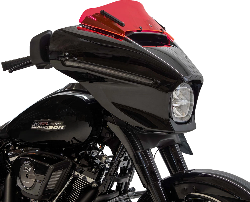 Klock Werks Kolor Flare Windshield 6.5" for Harley FLHX (2014–2023) - Pink Ice KWW-01-0736