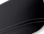 Leather Console Lid Armrest Cover for Ford Mustang (1987–1993) Black