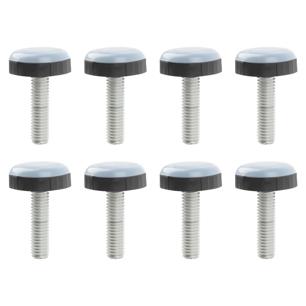 8X Furniture Gliders with M6 Thread for Carpet Laminate PVC Floors