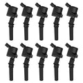 Set of 10 Ignition Coils for Ford E350 Excursion F250 F350 F450 (1997–2016)
