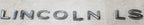 Trunk Emblem Badge for Lincoln LS (2003–2006)