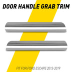 Silver Inner Pull Armrest Handle Grab Trim Molding for Ford Escape (2013–2019)