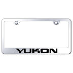 Stainless Steel License Plate Frame - Officially Licensed for GMC Yukon