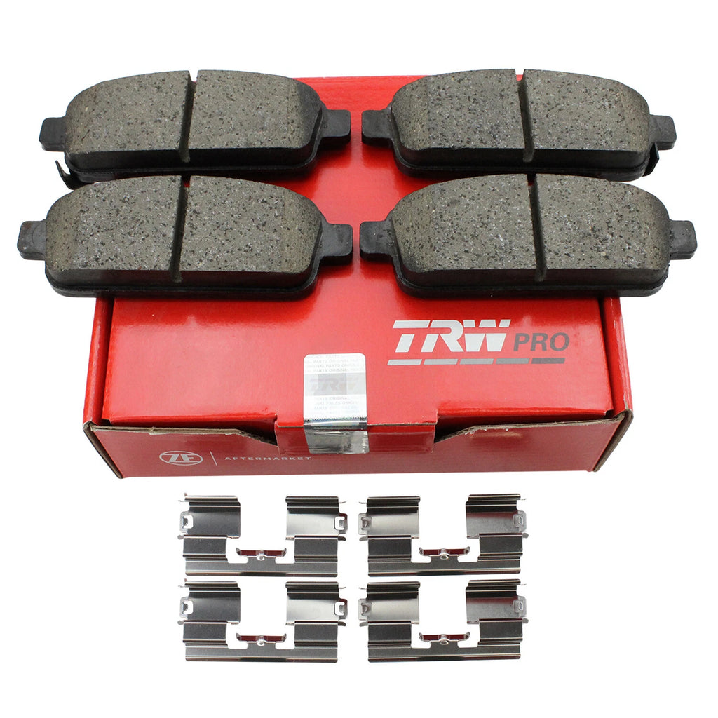 Set of 4 TRW Pro Rear Ceramic Brake Pads for Buick Encore Verano Chevy Cruze Trax Volt (2013–2021)