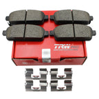 Set of 4 TRW Pro Rear Ceramic Brake Pads for Buick Encore Verano Chevy Cruze Trax Volt (2013–2021)