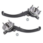 2X Front Steering Knuckle & Hub Bearing Assembly for Hyundai Sonata, Optima (2002-2005)