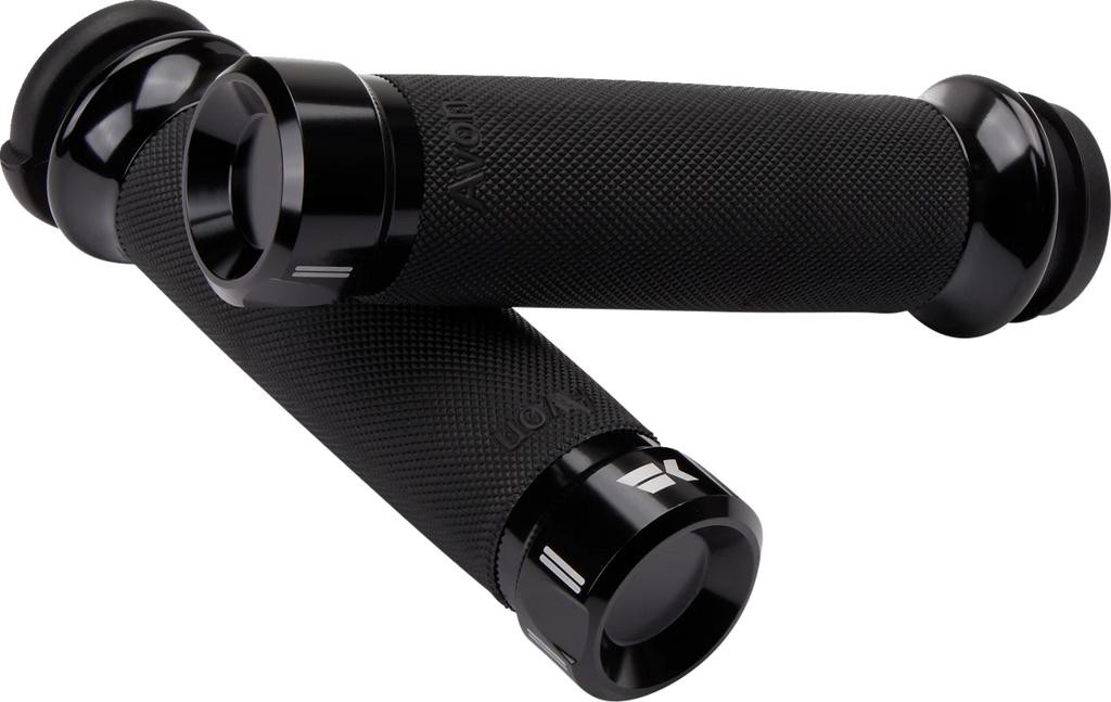 Klassic Grips for Harley Davidson (TBW) 500180 (Custom Contour, Black)