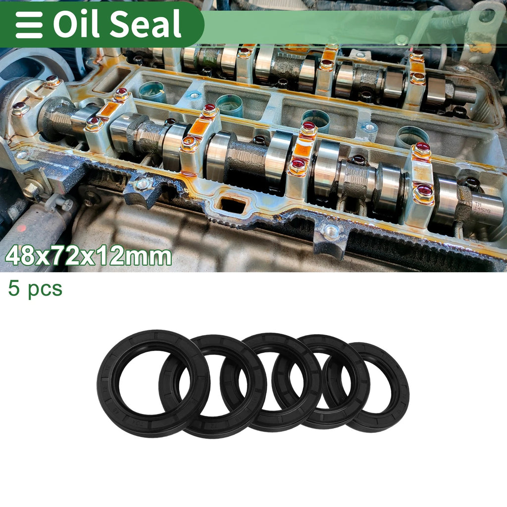 Oil Seal for Rotary Shaft (48x72x12mm) NBR Rubber High Pressure