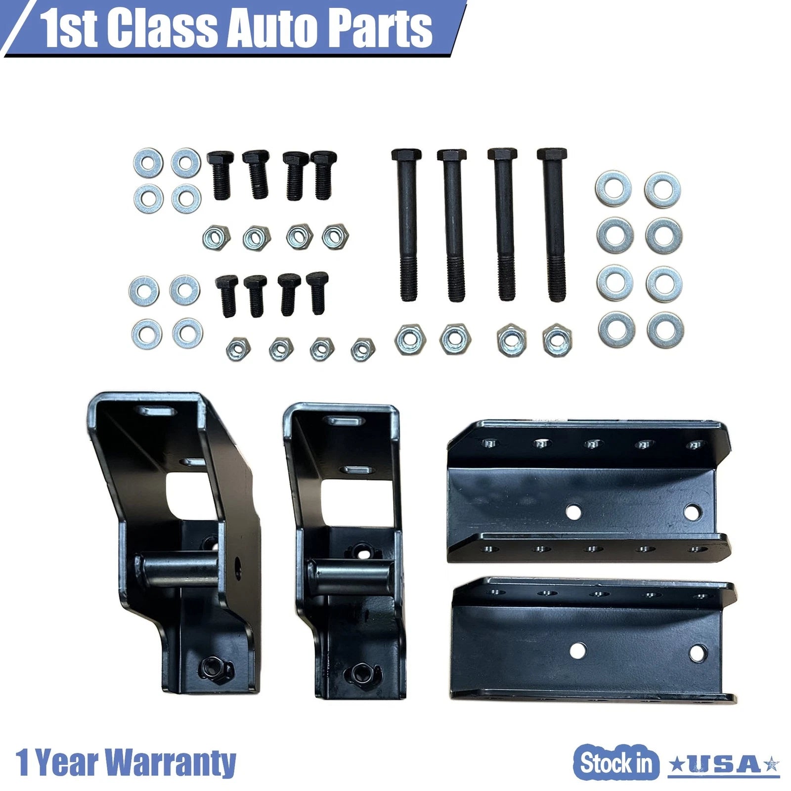 Adjustable Rear Shackle Relocation Lift Kit for Jeep Cherokee (2000-2001)